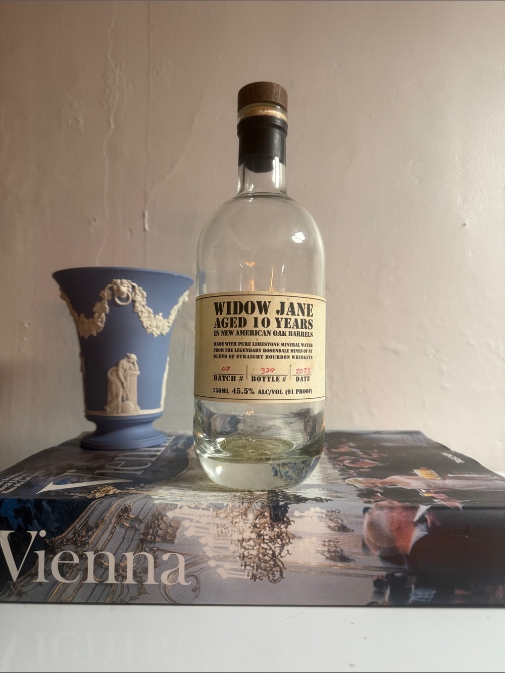 Widow Jane Aged 10 Years Bourbon EMPTY BOTTLE 2005